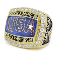 USA Olympic Champions Memorial ring